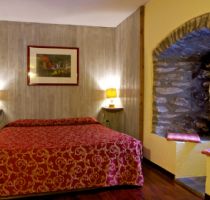 Camera dell'hotel Dolonne di Courmayer in Valle d'Aosta